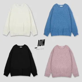 IONSEOUL  |Unisex Street Style Long Sleeves Sweaters