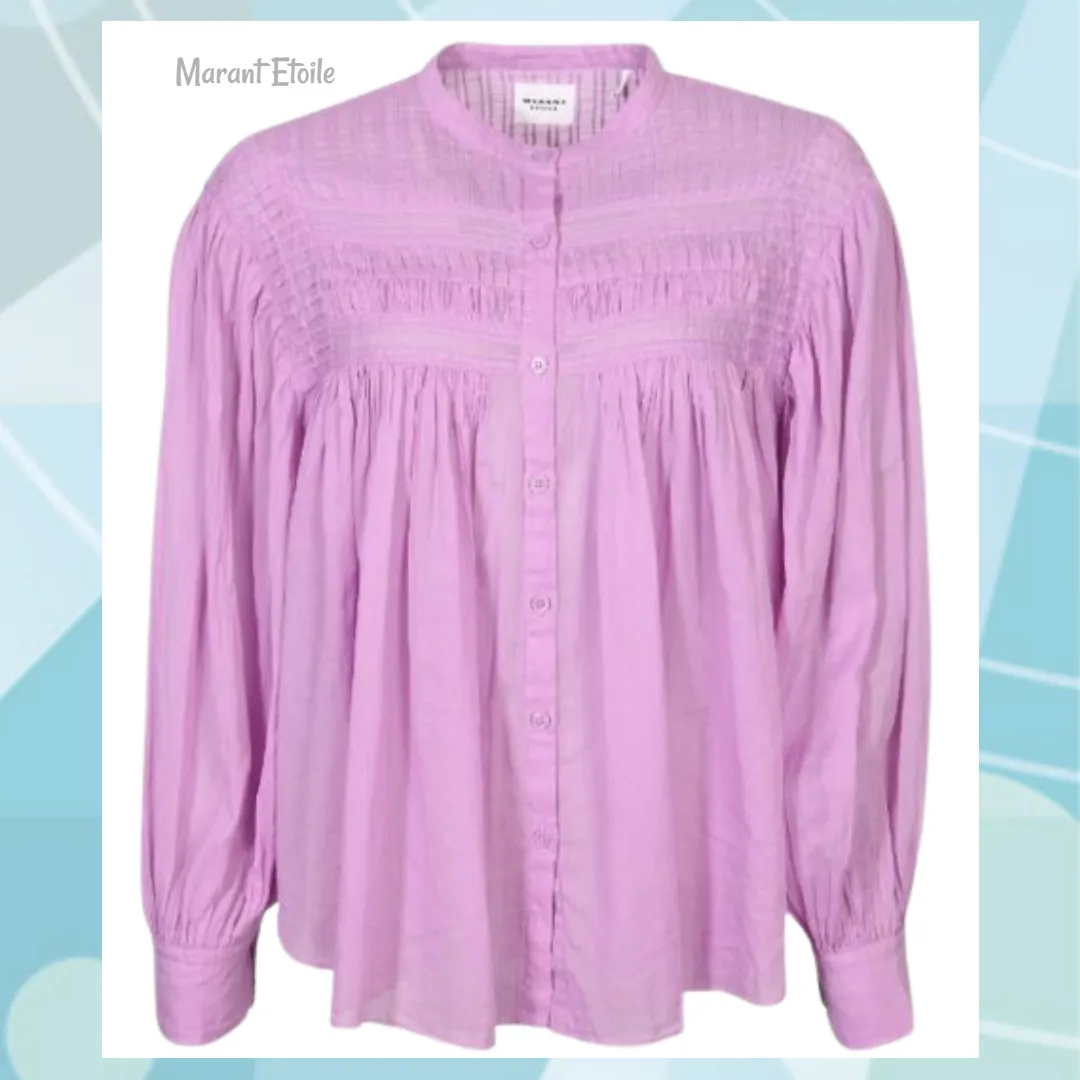 ISABEL MARANT ETOILE  |Long Sleeves Cotton Shirts & Blouses