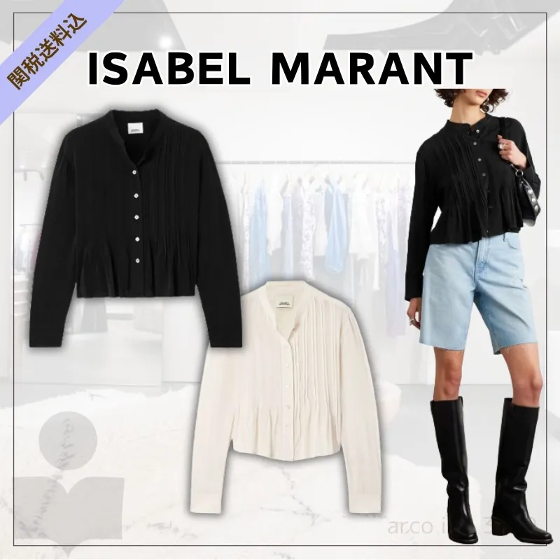 Isabel Marant  |Sleeveless Long Sleeves Plain Asymmetry Tanks & Camisoles