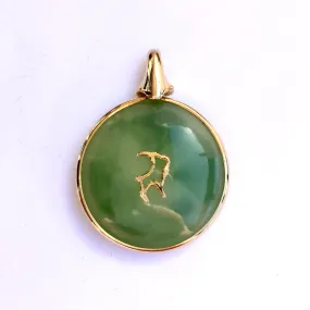 JADE Gold Plated Pendant