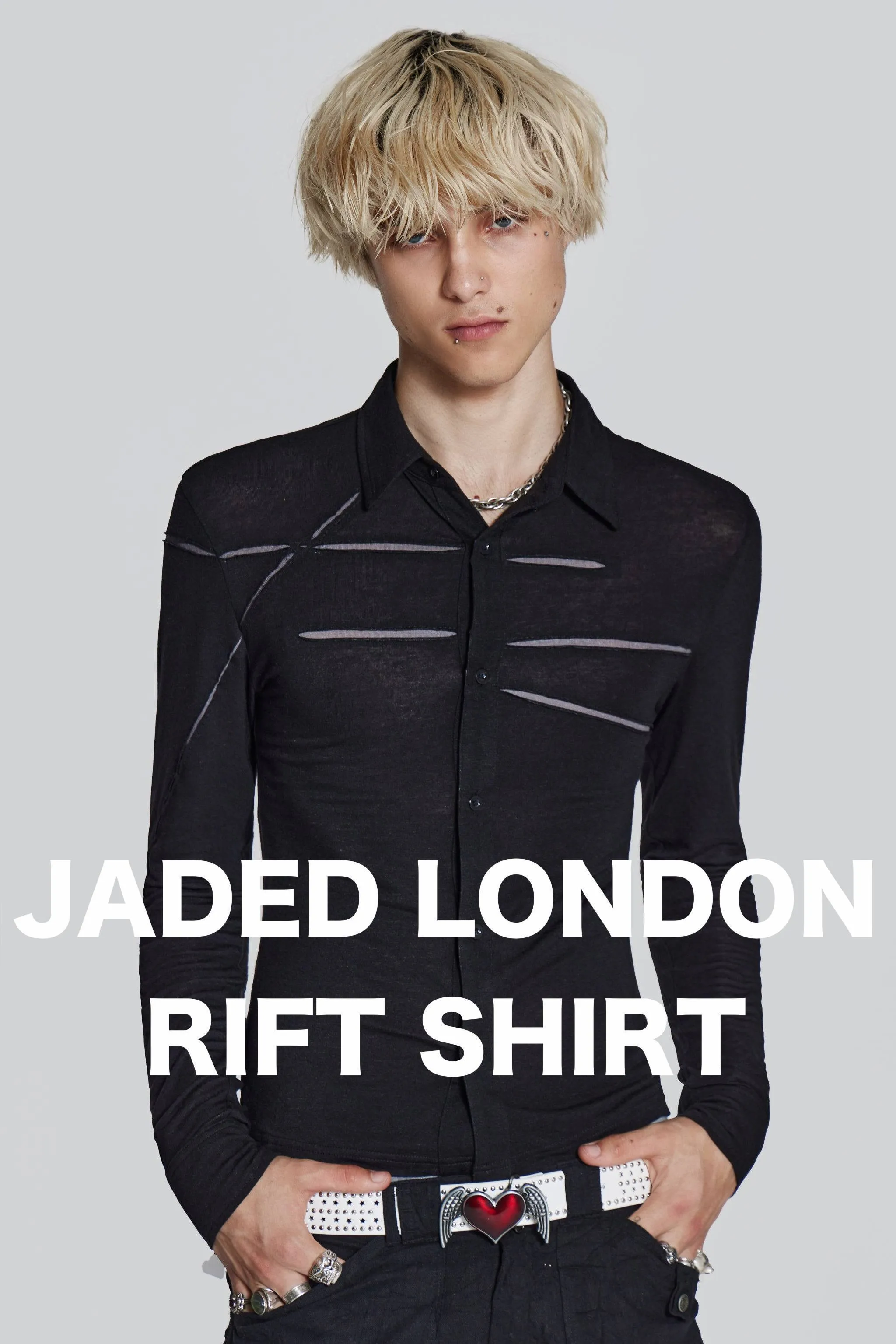 JADED LONDON  |Street Style Long Sleeves Shirts