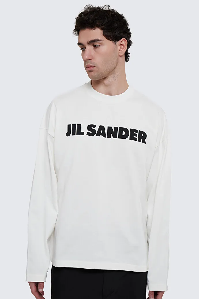 Jil Sander  |Crew Neck Pullovers Unisex Street Style Long Sleeves Plain