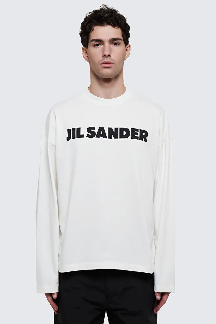 Jil Sander  |Crew Neck Pullovers Unisex Street Style Long Sleeves Plain