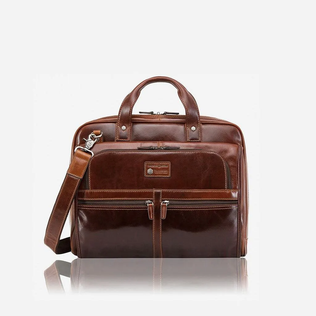 Large Multi Compartment Briefcase