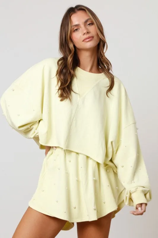 Lemon Pearl Pullover