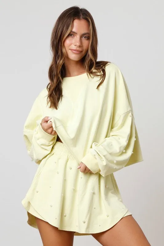 Lemon Pearl Pullover