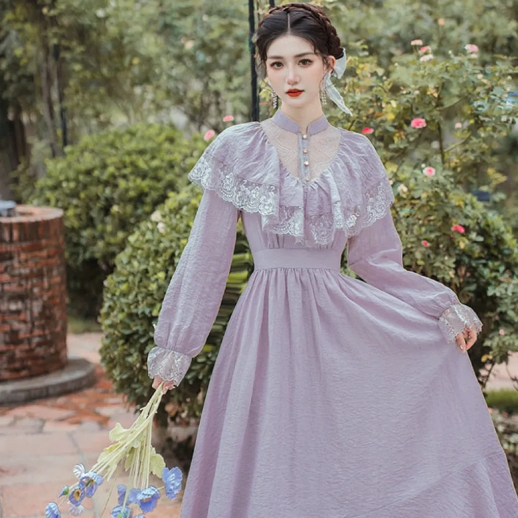 Lilac Nymph Edwardian Vintage Dress