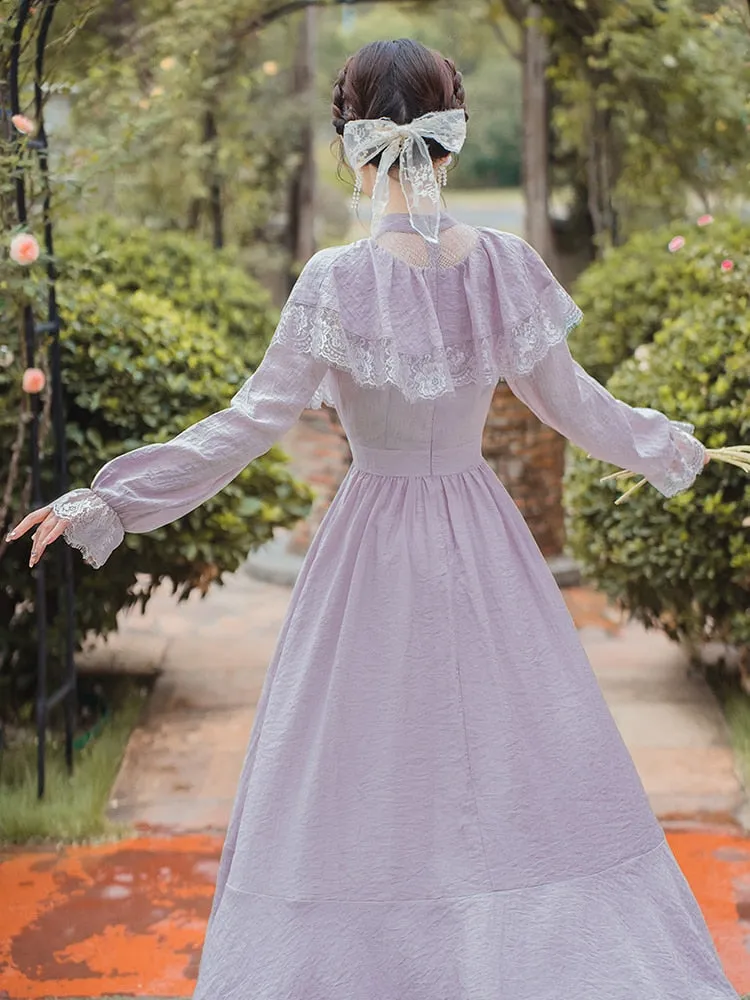 Lilac Nymph Edwardian Vintage Dress