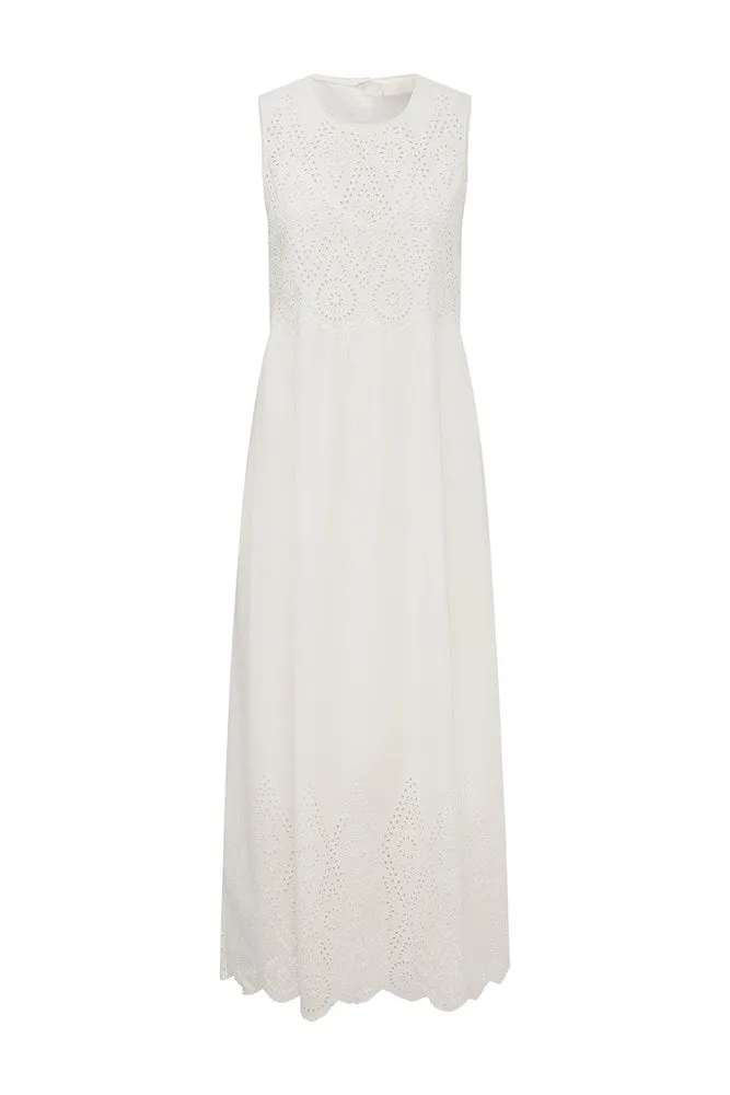 LOUISA SHIFT DRESS - VINTAGE WHITE