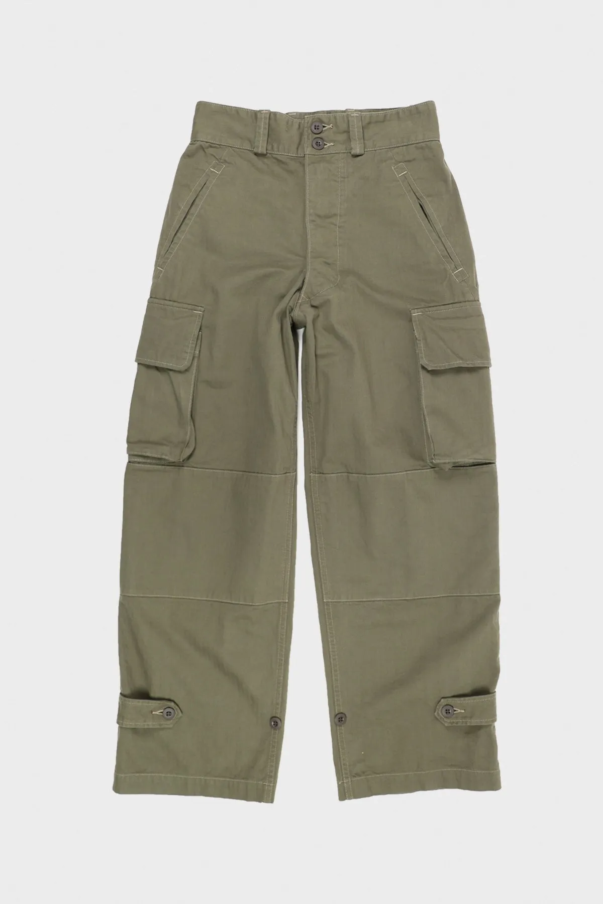 M-47 French Army Cargo Pants - Army Green