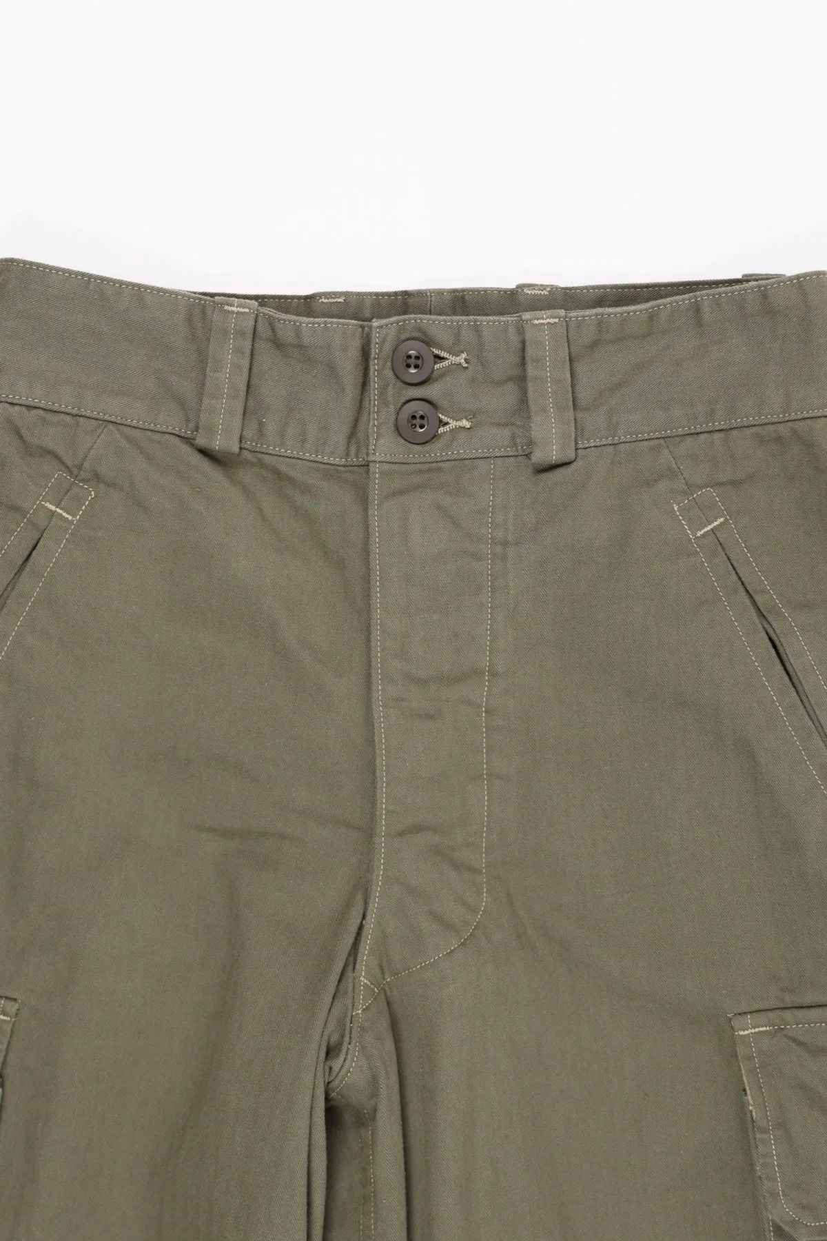 M-47 French Army Cargo Pants - Army Green