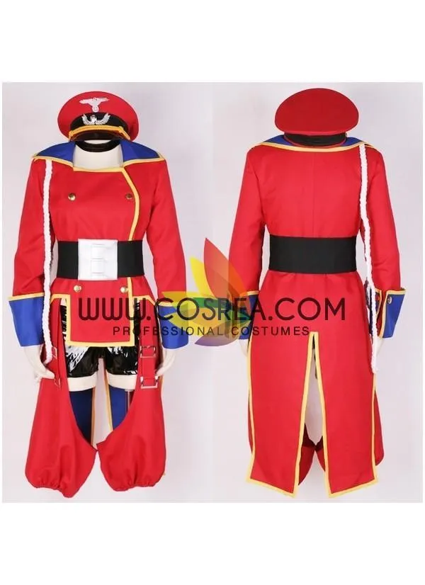 Macross Frontier Sheryl Red Uniform Cosplay Costume