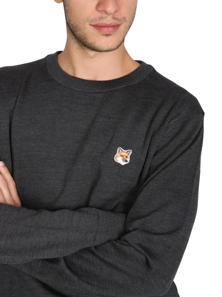 MAISON KITSUNE  |Long Sleeves Logo V-neck & Crew neck