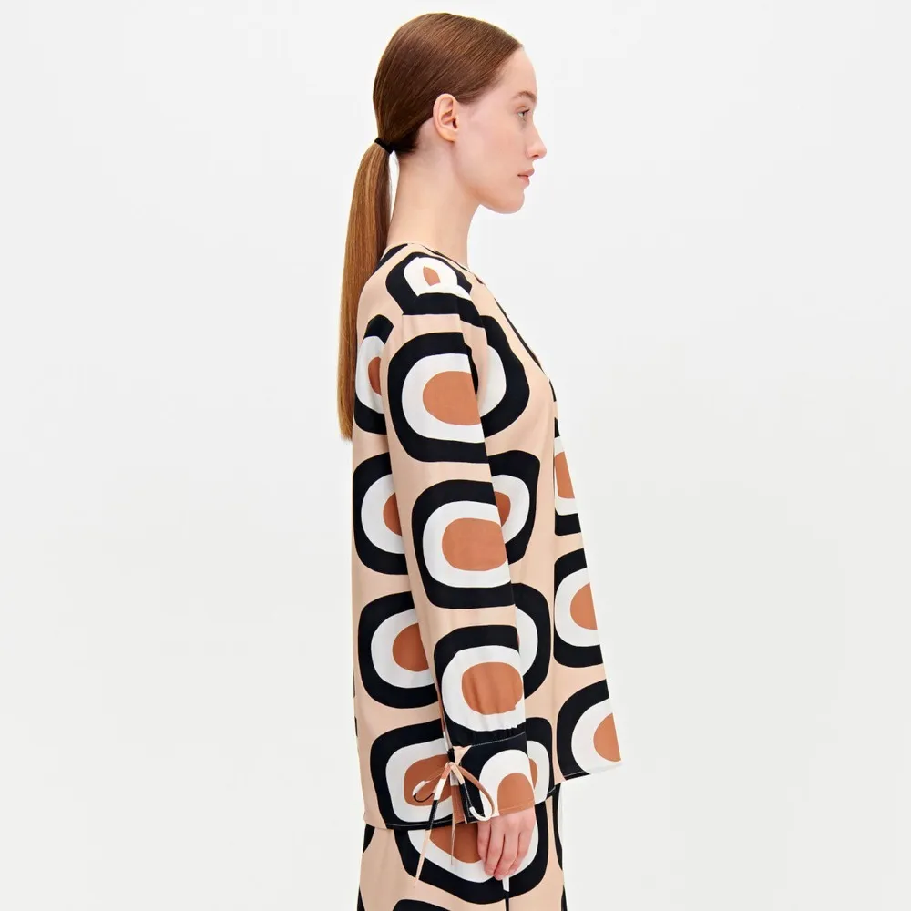 marimekko  |Crew Neck Long Sleeves Medium Tunics