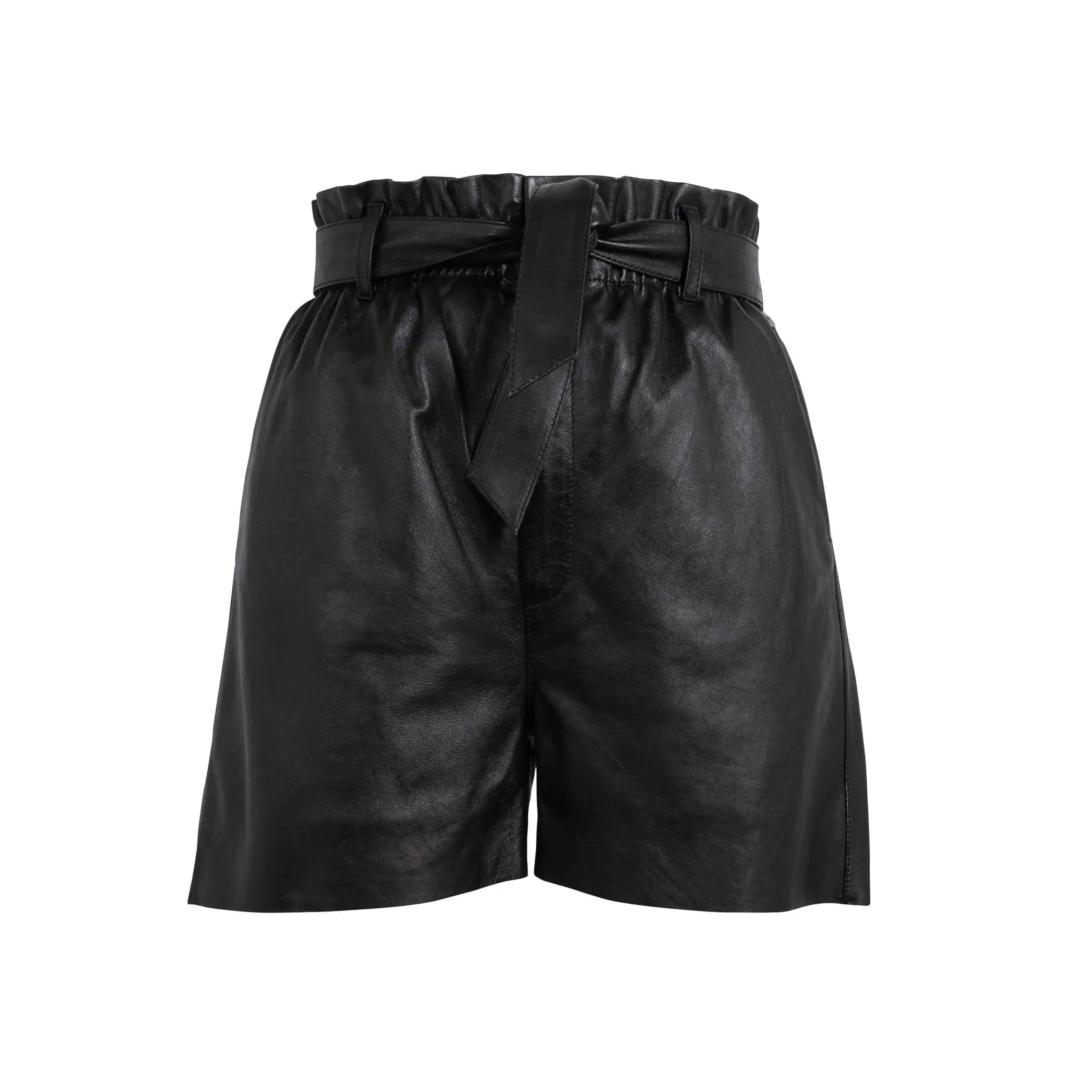 Mauritius Liz Leather Short in Black