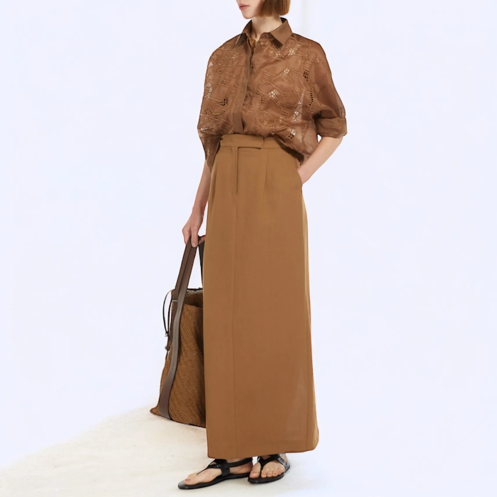 Max Mara Studio  |Long Sleeves Plain Tunics