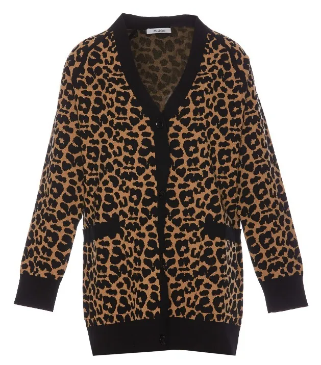 MaxMara  |Leopard Patterns Long Sleeves Other Animal Patterns