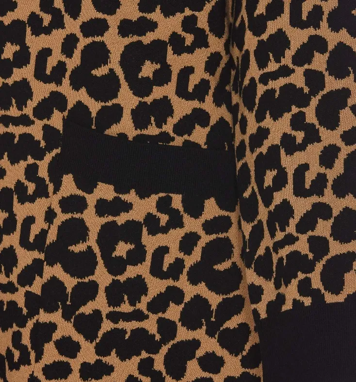 MaxMara  |Leopard Patterns Long Sleeves Other Animal Patterns