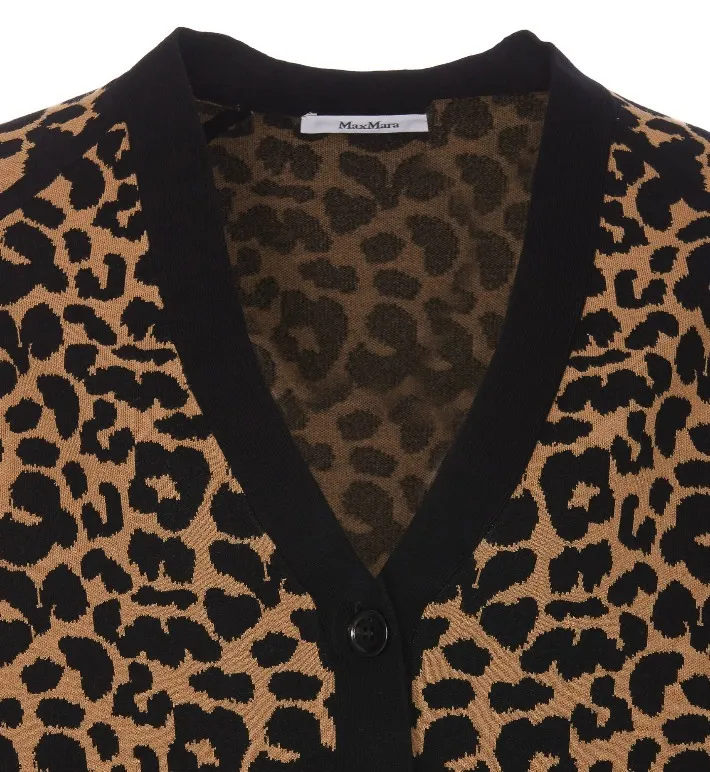 MaxMara  |Leopard Patterns Long Sleeves Other Animal Patterns