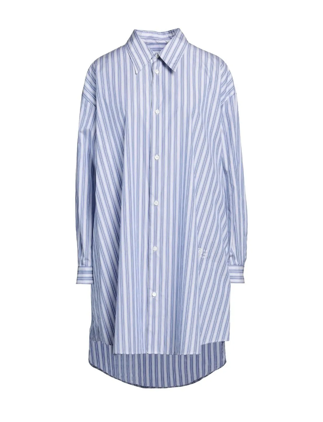 MM6 Maison Margiela  |Stripes Long Sleeves Cotton Logo Shirts & Blouses