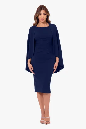 Moira Scuba Crepe Caplet Knee Dress