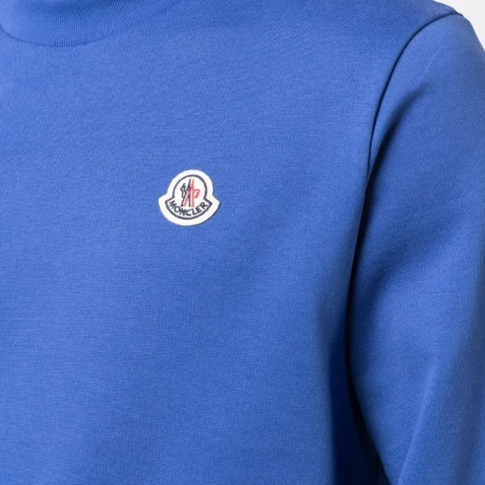 MONCLER  |Crew Neck Long Sleeves Logo Sweatshirts