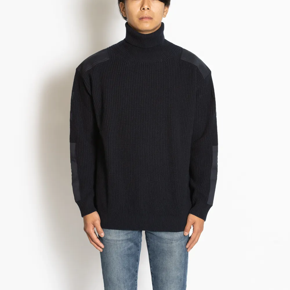 MONCLER  |Wool Cashmere Fine Gauge Long Sleeves Plain Logo