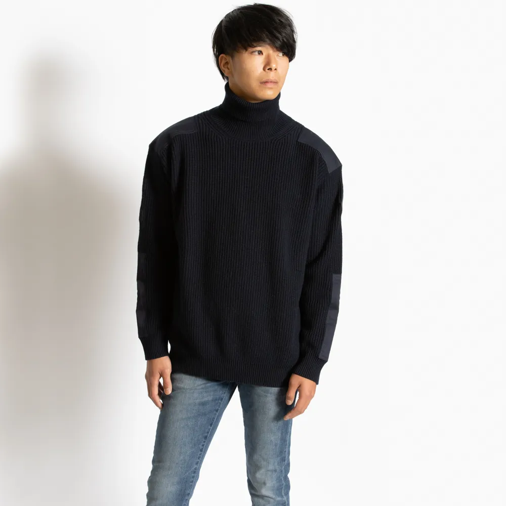 MONCLER  |Wool Cashmere Fine Gauge Long Sleeves Plain Logo