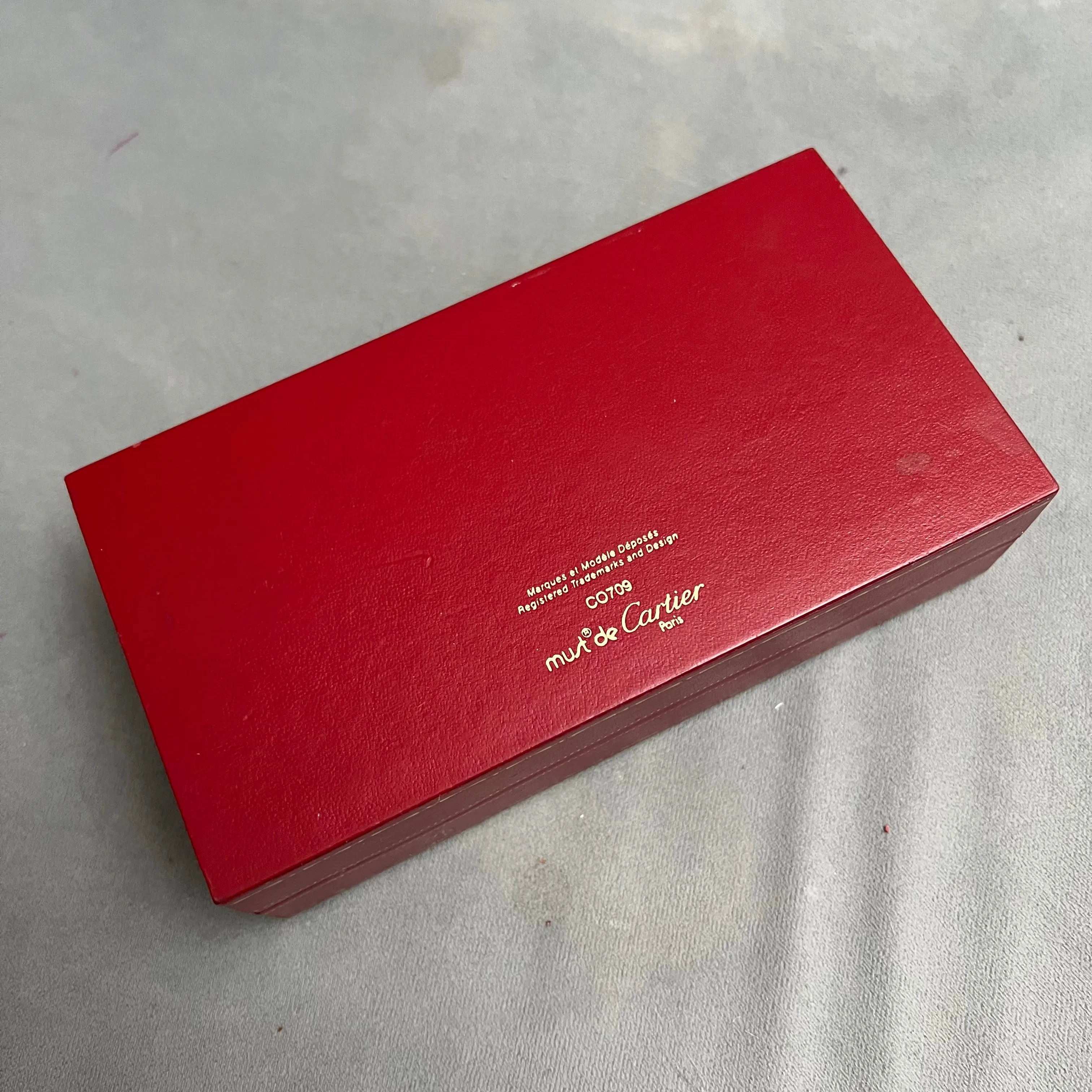 MUST DE CARTIER Glasses Box 6.60x3.5x1.90 inches