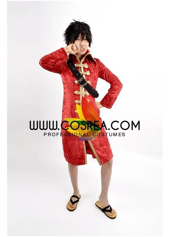 One Piece Film Z Luffy Cosplay Costume