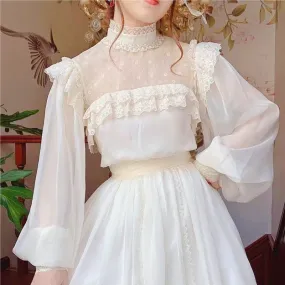 Otylia Ethereal Romantic Royalcore Edwardian Vintage Dress