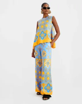 Palazzo Pants in Partenope Light Blue for Women | La DoubleJ