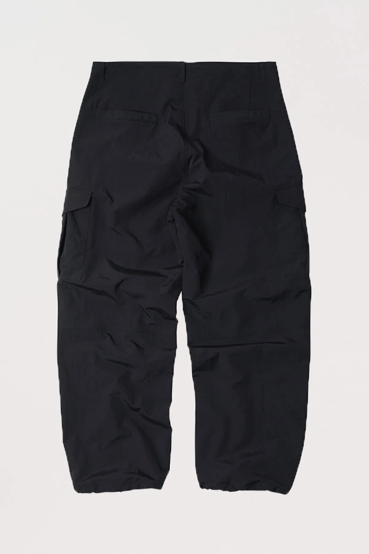 Parachute Cargo Pants - Black