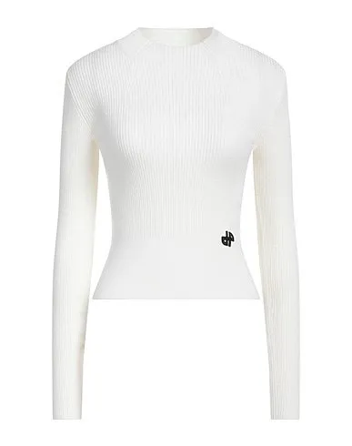 PATOU  |Crew Neck Rib Long Sleeves Plain Logo V-neck & Crew neck