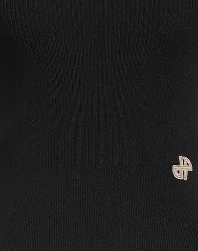 PATOU  |Crew Neck Rib Long Sleeves Plain Logo V-neck & Crew neck