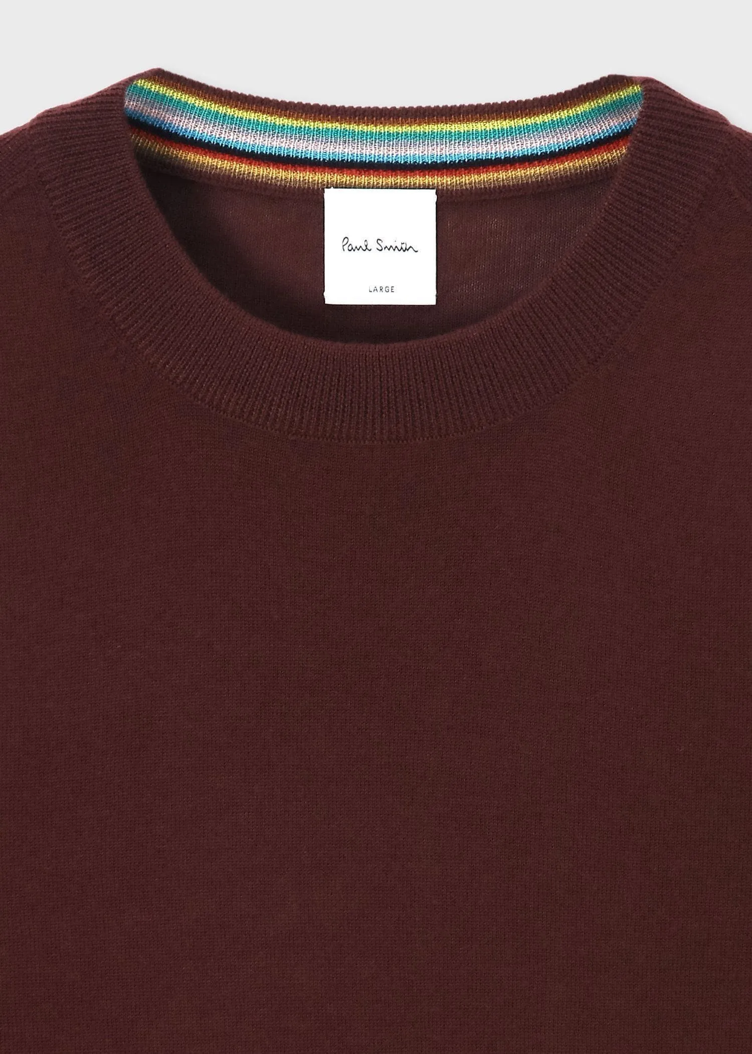 Paul Smith  |Crew Neck Wool Long Sleeves Plain Logo Sweaters