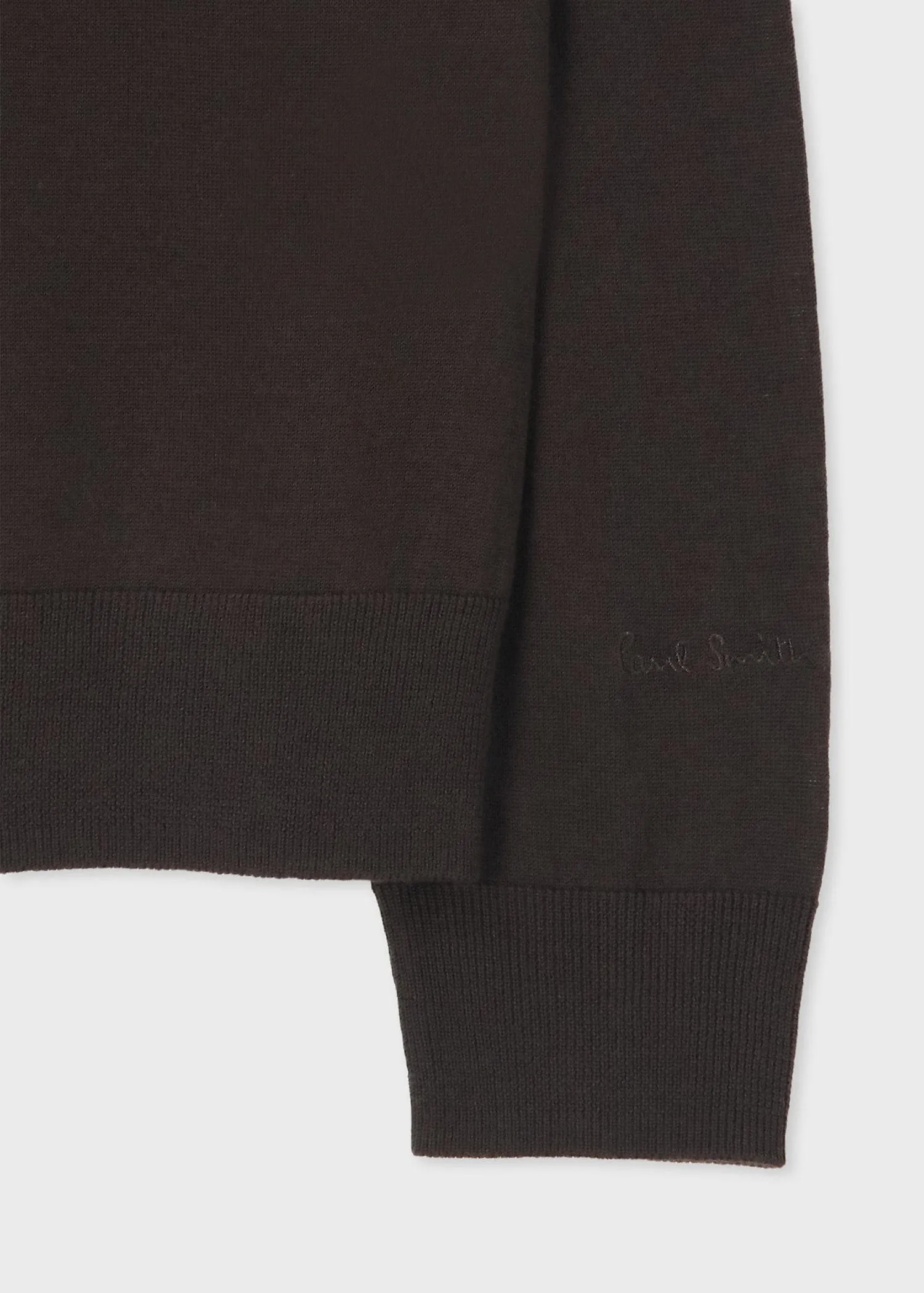 Paul Smith  |Crew Neck Wool Long Sleeves Plain Logo Sweaters