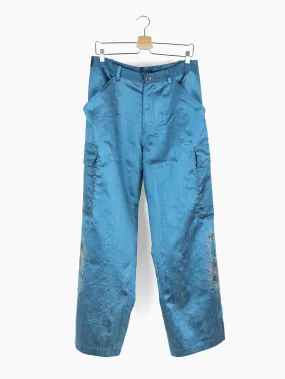 Penultimate AW21 Studded Thai Silk Workwear Cargo Pants