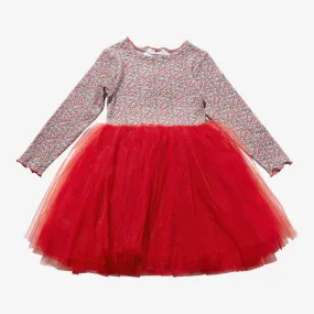 Petite Hailey - Vinatge Flower 3 Tutu Dress