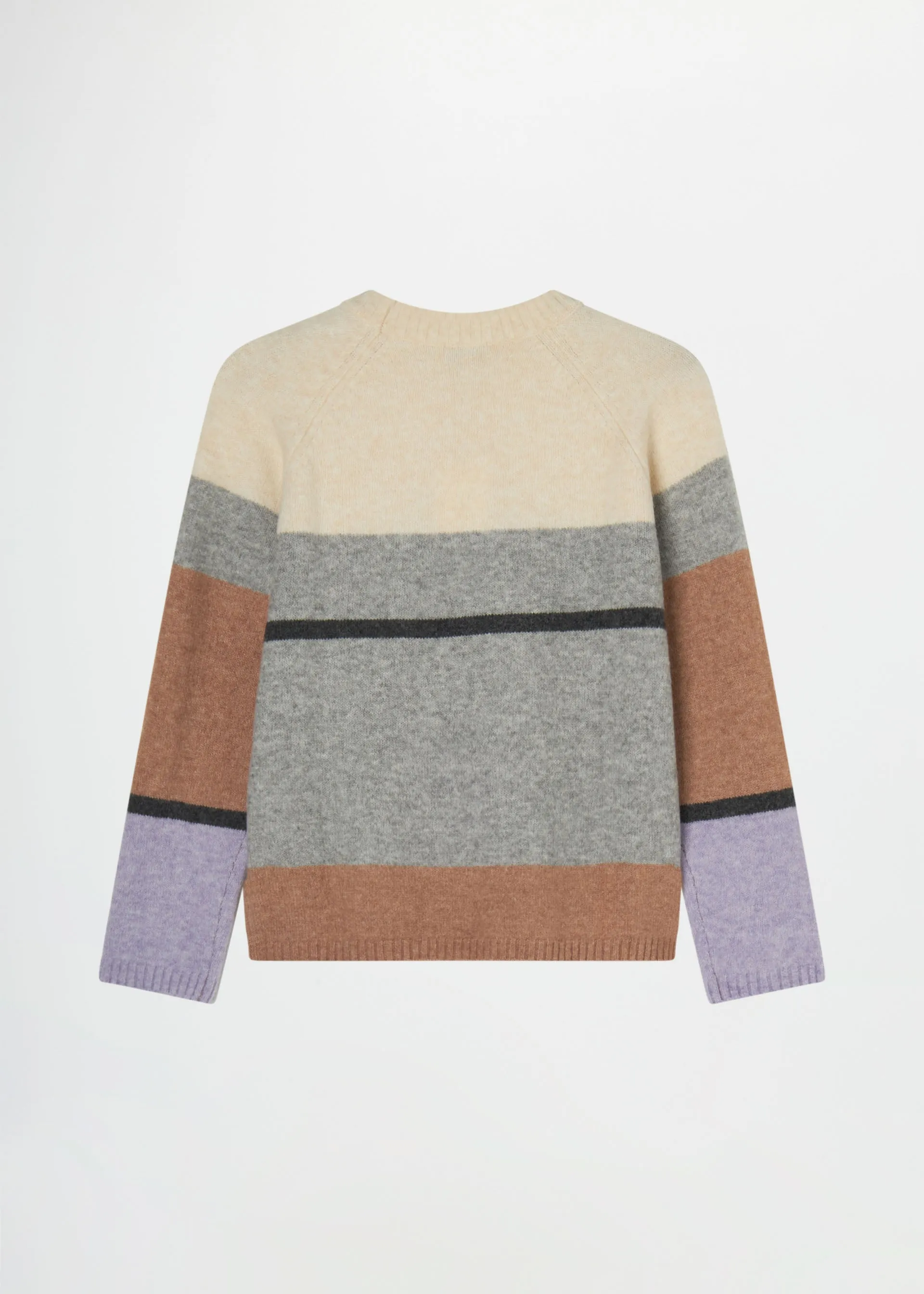 Pullover color block