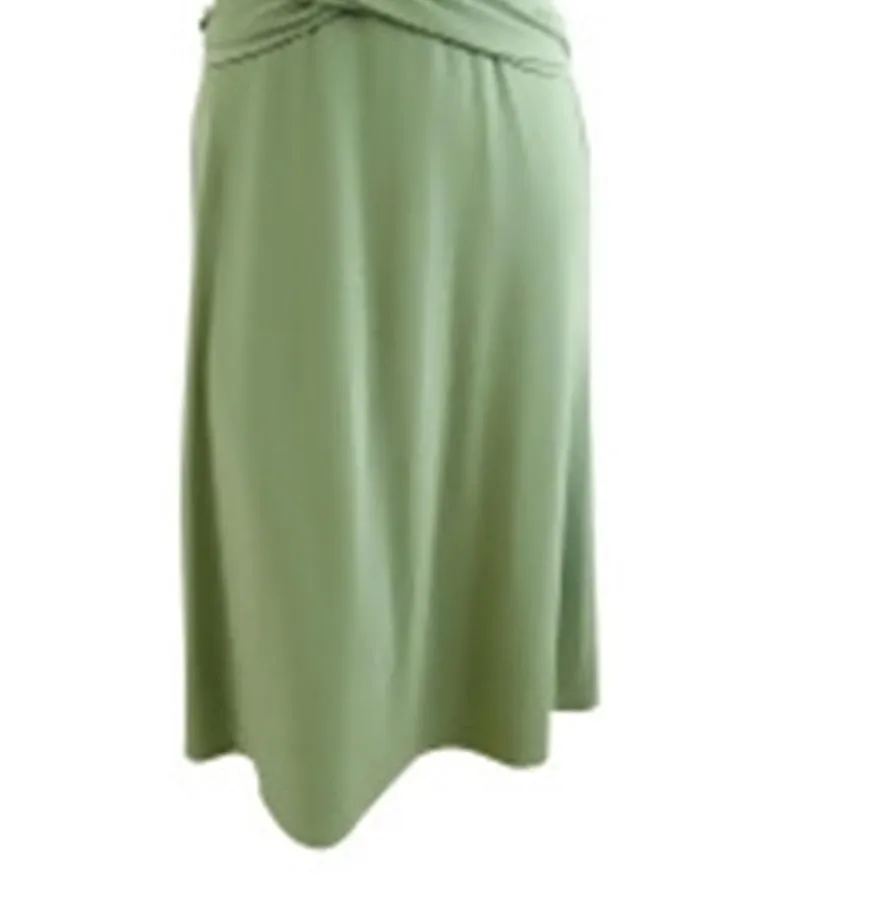 Ralph Lauren Women's Jersey Sleeveless Dress Green Size 14