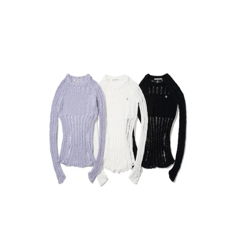 rocci rocci  |Casual Style Street Style U-Neck Long Sleeves Cotton