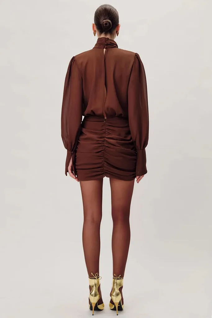 Ronny Kobo - Yebba Dress - Chocolate *FINAL SALE