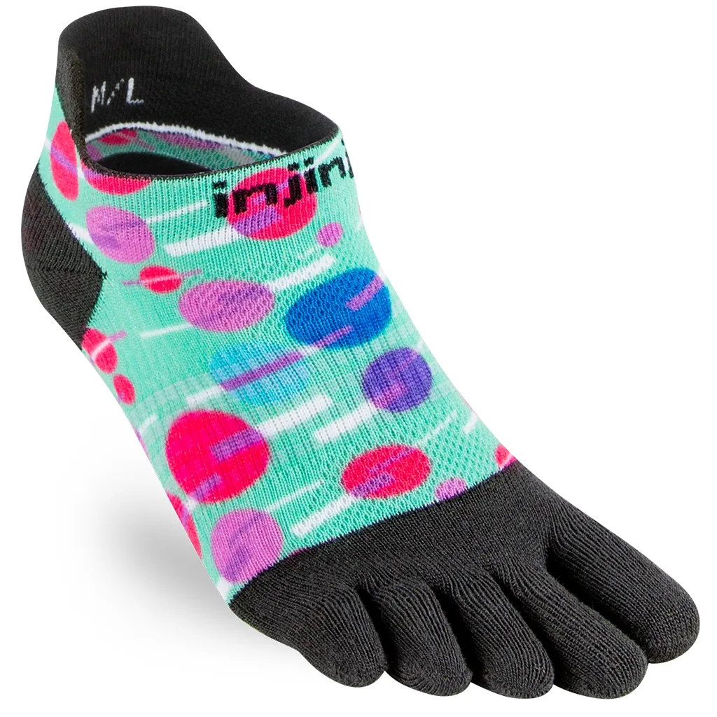 SALE: Injinji SPECTRUM Run Womens Lightweight No-Show Running Socks