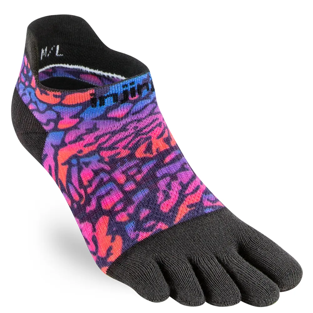 SALE: Injinji SPECTRUM Run Womens Lightweight No-Show Running Socks