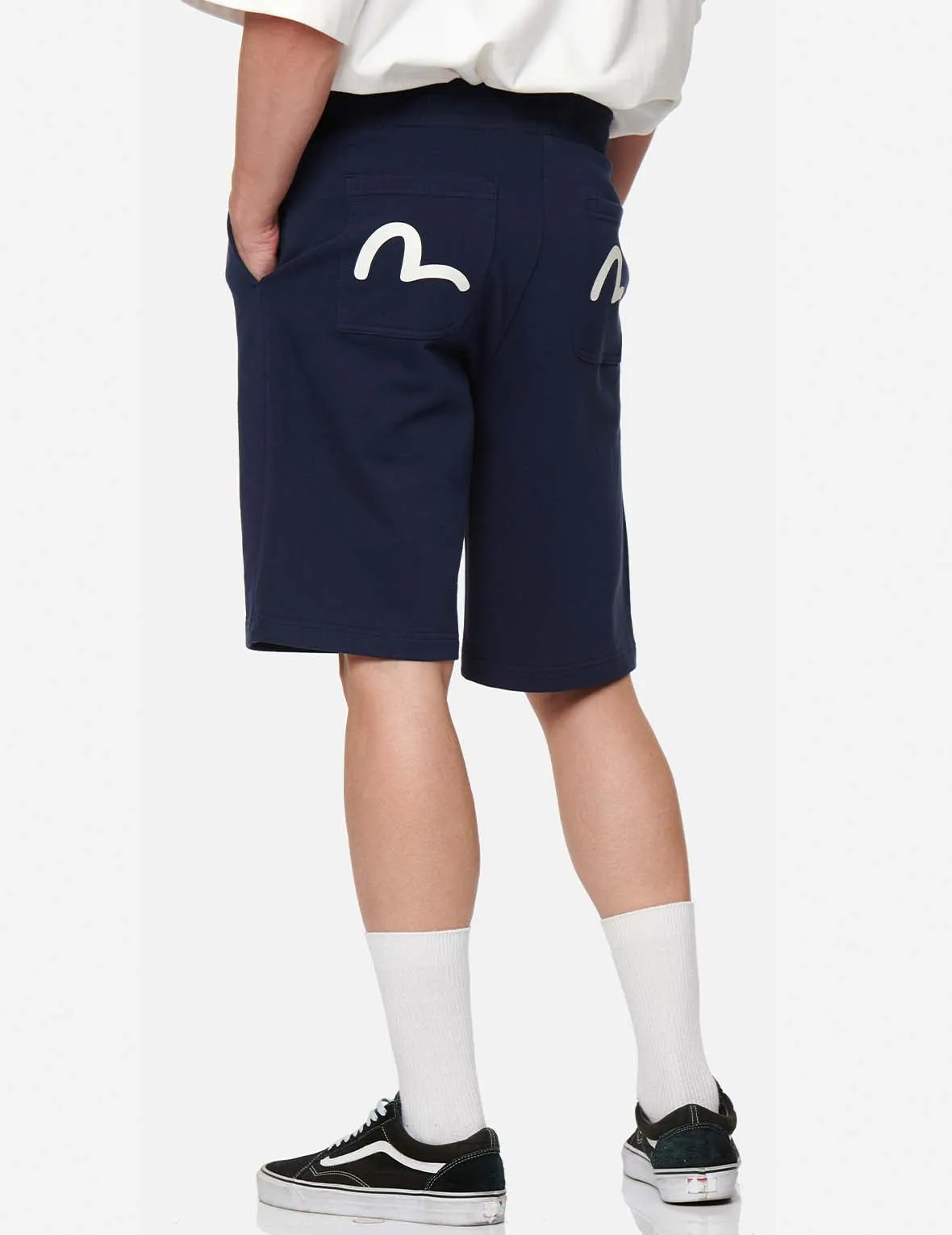 Seagull Print Sweat Shorts