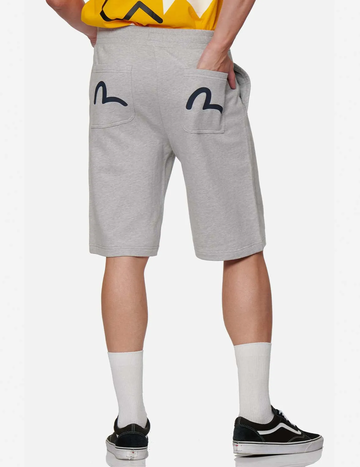 Seagull Print Sweat Shorts