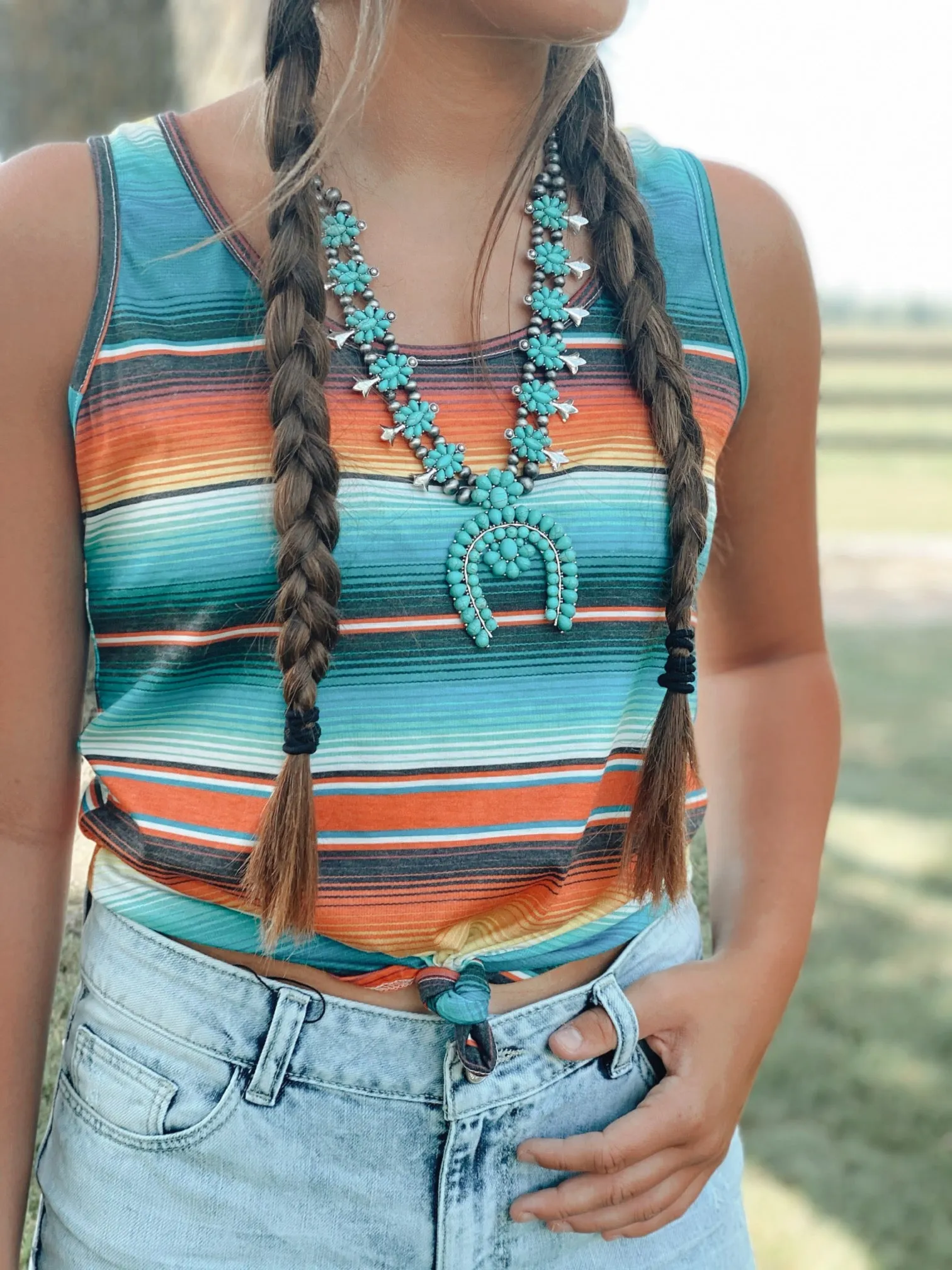 Serape Stripe Tank Top