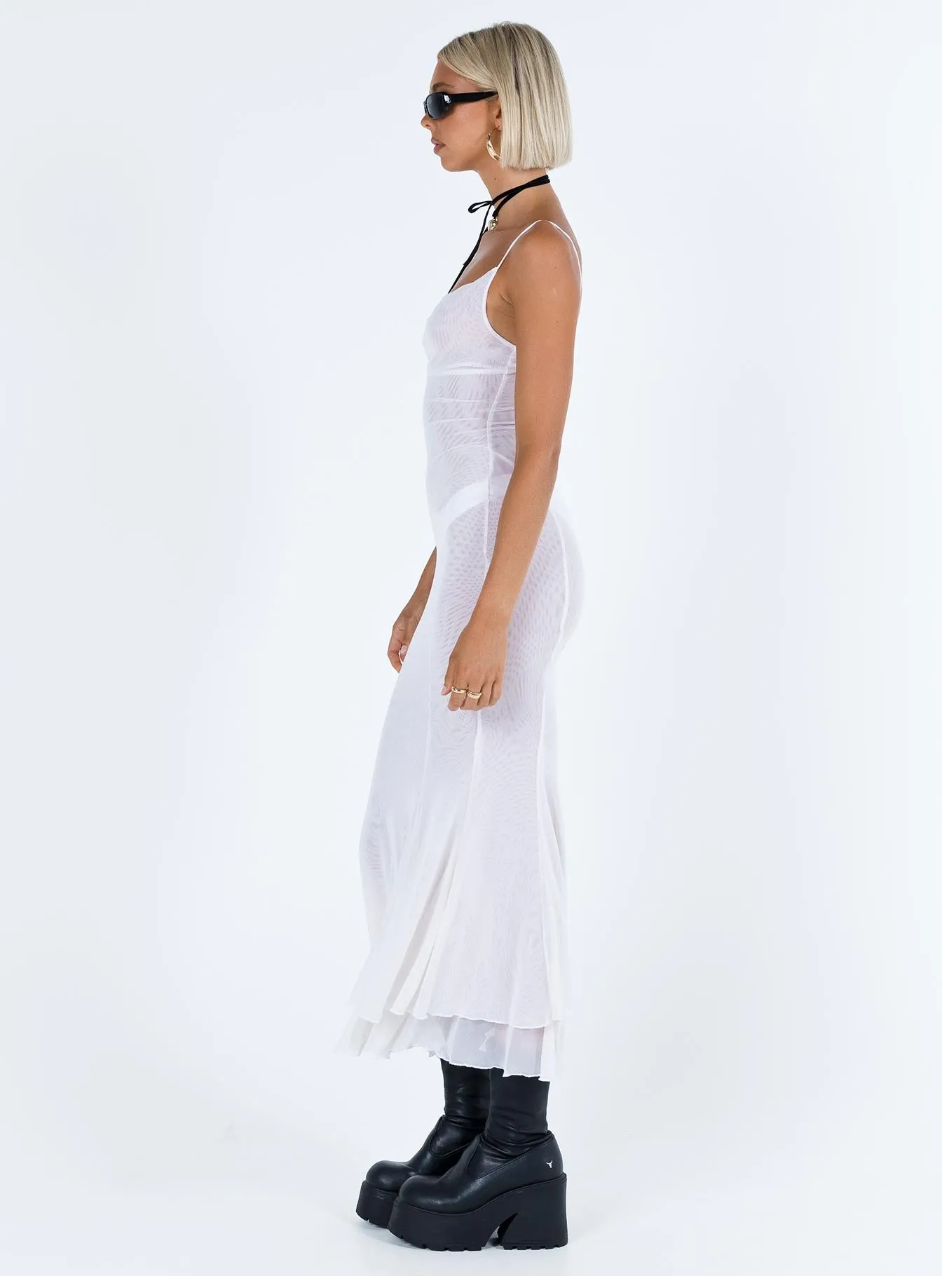 Sikora Vintage Maxi Dress White