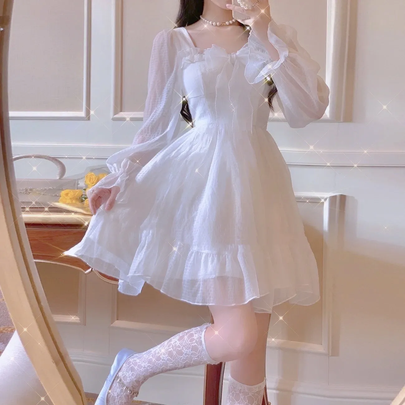 Sparkle Angel Angelcore Princess Dress